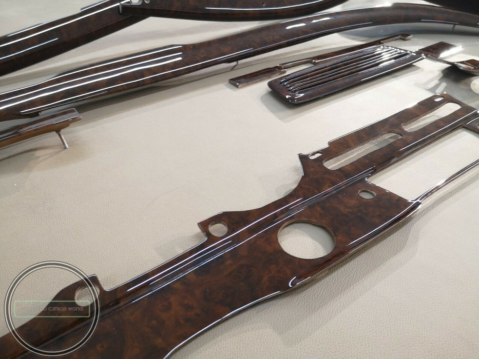 Mercedes W111 Wood Trim Set W112 Wood Set Walnut Burl 280se 300se Dashboard