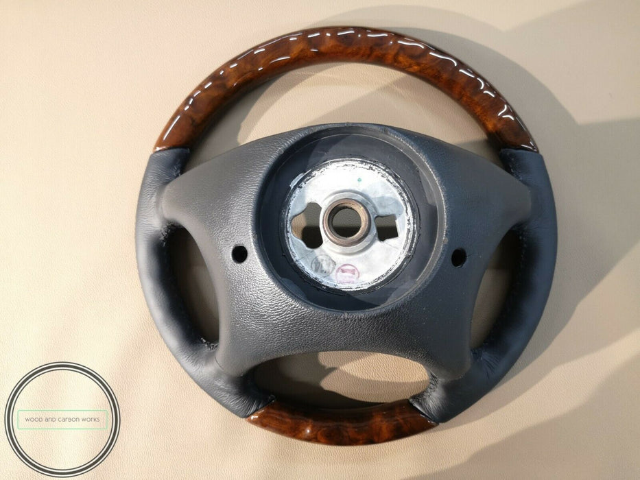 Mercedes W208 w210 facelift WOOD steering wheel burled walnut