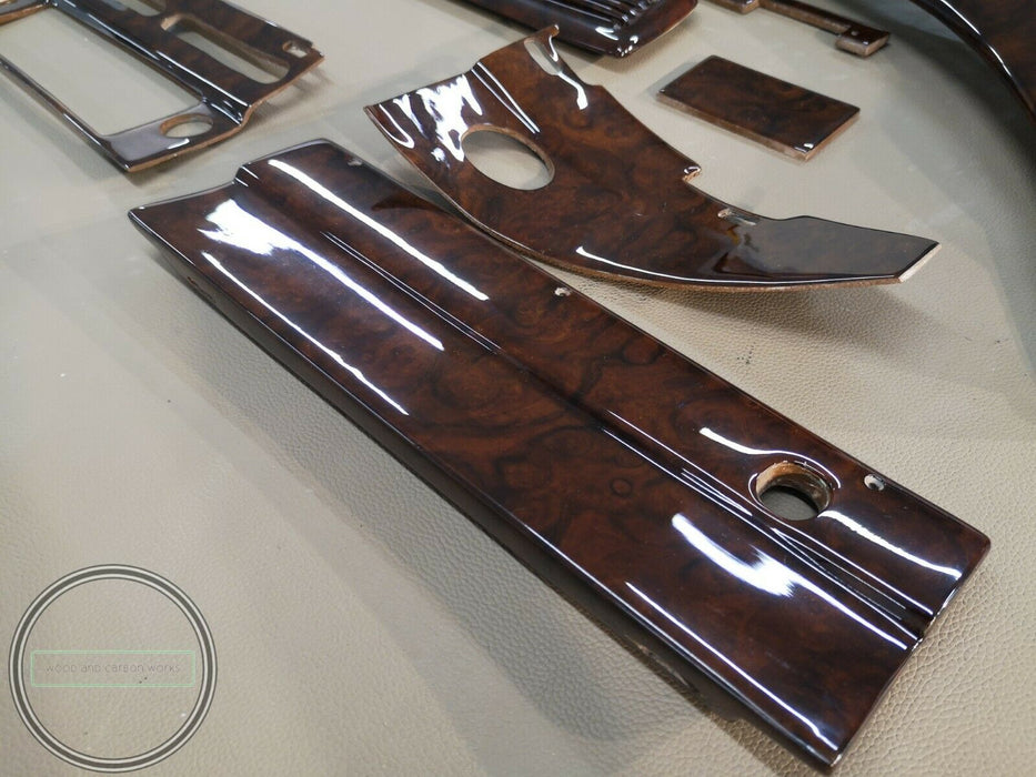 Mercedes W111 Wood Trim Set W112 Wood Set Walnut Burl 280se 300se Dashboard