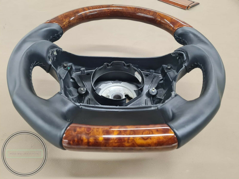 Mercedes Steering Wheel Wood For W210 Facelift W208 Amg Style Burlwood