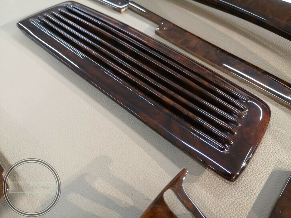 Mercedes W111 Wood Trim Set W112 Wood Set Walnut Burl 280se 300se Dashboard