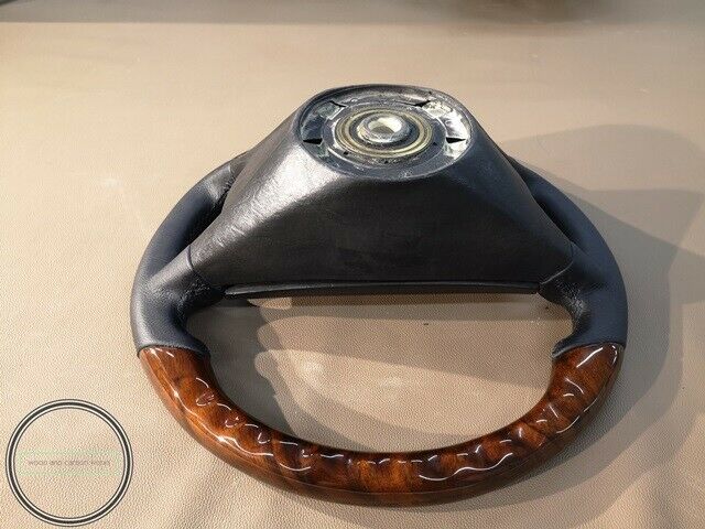 Mercedes Benz Wood Steering Wheel R107 w123 W124 W126 W201AMG Look Burlwood