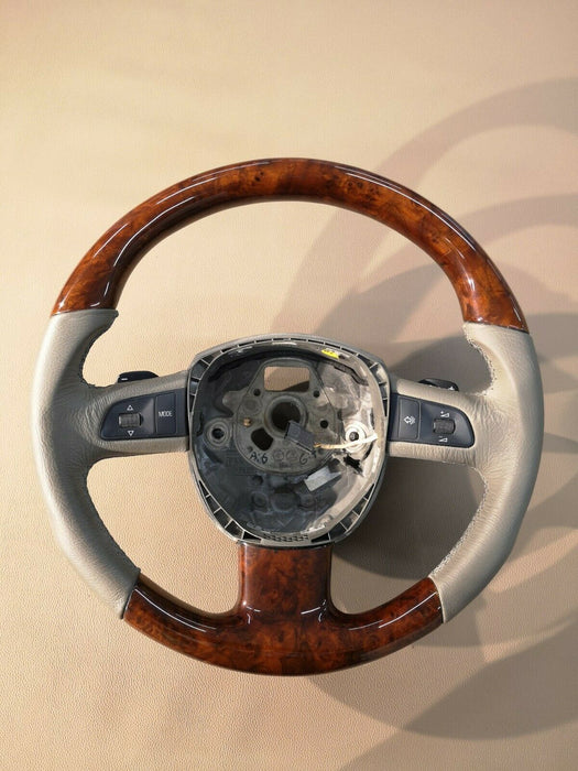 Audi A6 Wood STEERING WHEEL COMPLETE SWITCHES AUDI S6 A6 S7 C7 OEM 13-17