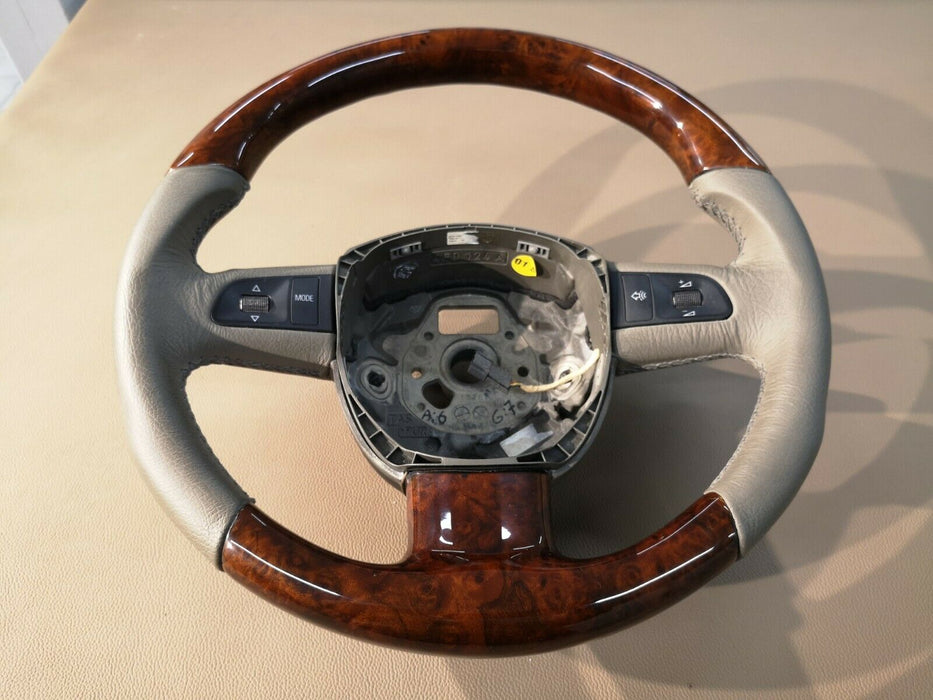 Audi A6 Wood STEERING WHEEL COMPLETE SWITCHES AUDI S6 A6 S7 C7 OEM 13-17
