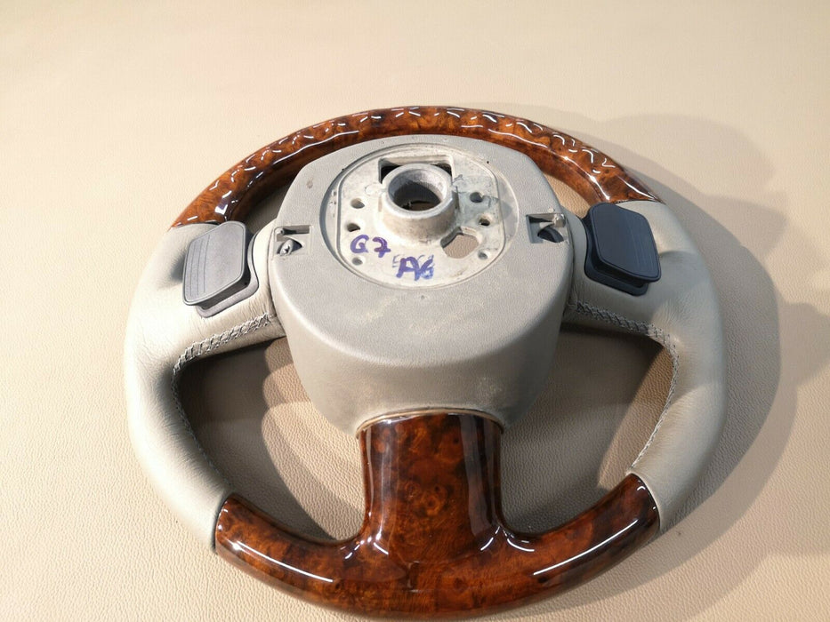 Audi A6 Wood STEERING WHEEL COMPLETE SWITCHES AUDI S6 A6 S7 C7 OEM 13-17