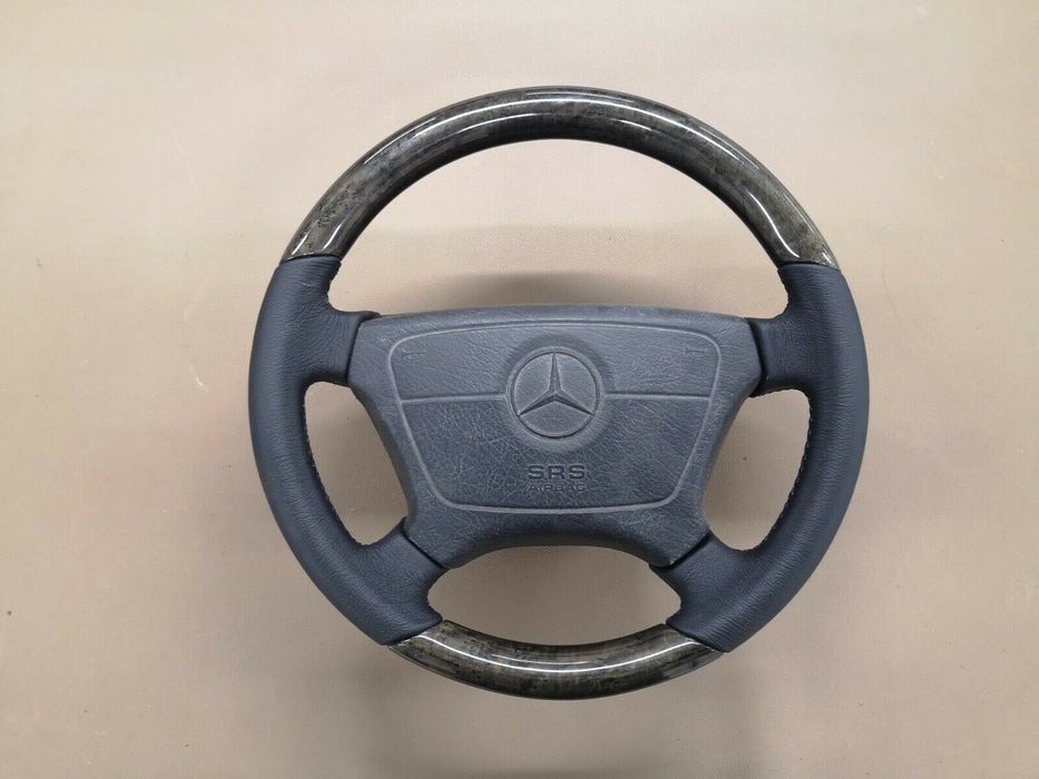 Mercedes W210 Wood Steering Wheel For R129 W202 W124 Birdeyes Mapple