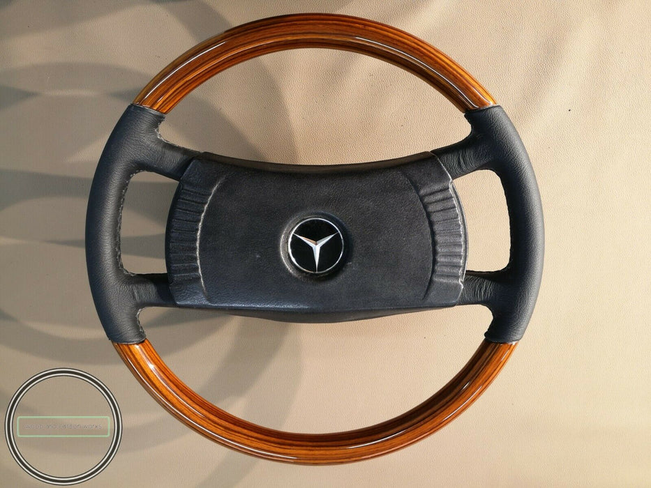 Mercedes Wood Steering Wheel Early R107 W123 W116 W115 W114 W108 Zebrano