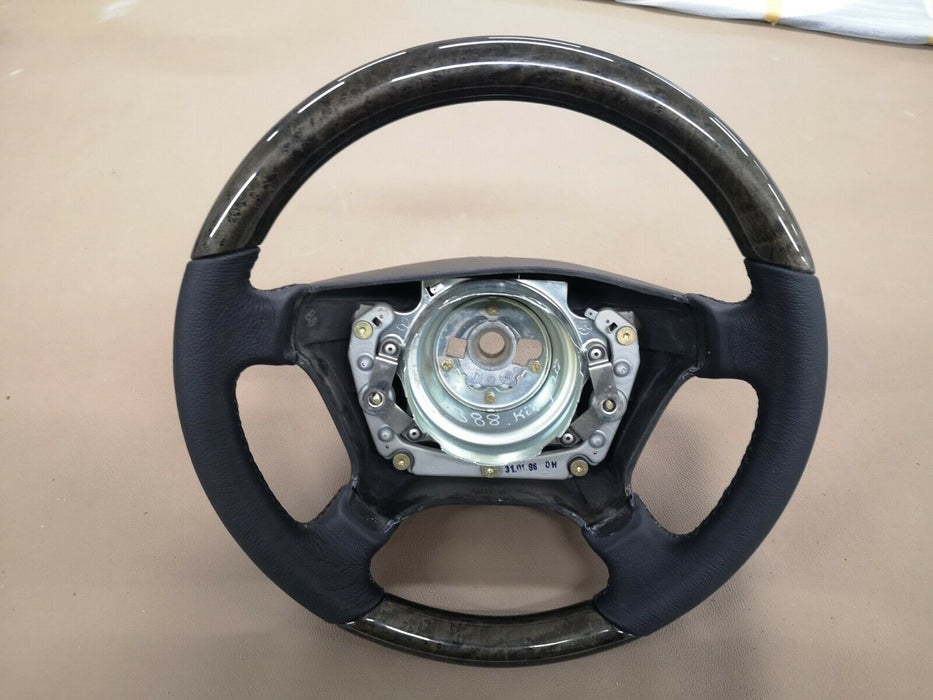 Mercedes W210 Wood Steering Wheel For R129 W202 W124 Birdeyes Mapple