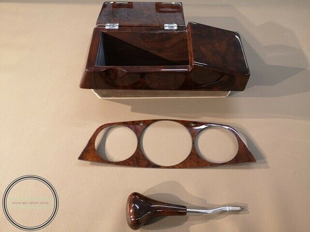 Mercedes W123 Wood Trim Accessory set C123 Coupe Burled Walnut Burlwood