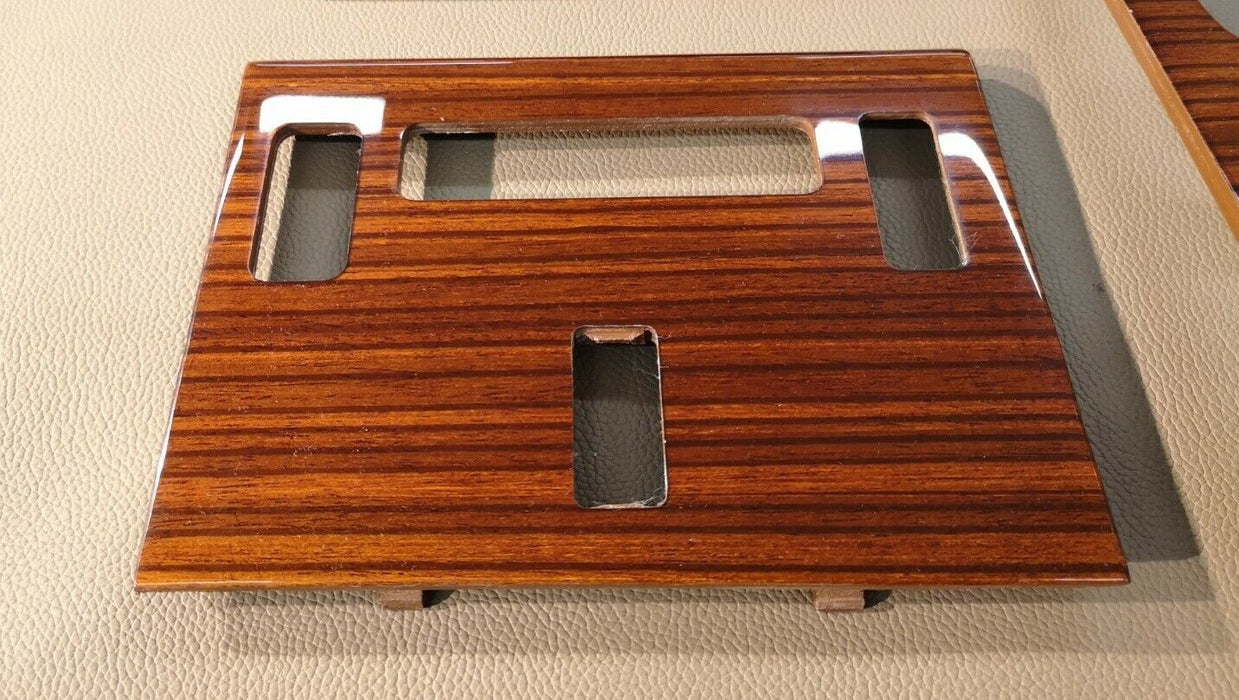 Mercedes R107 Zebrano ASHTRAY and Zebrano Climate Panel 560sl