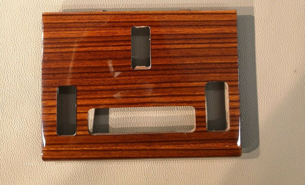 Mercedes R107 Zebrano ASHTRAY and Zebrano Climate Panel 560sl