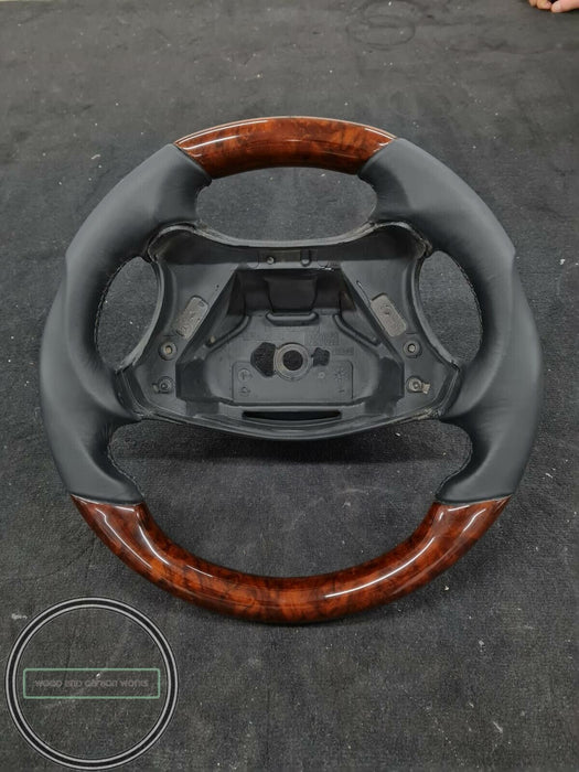 Mercedes Benz Wood Steering Wheel for W203 Mercedes Benz AMG Look Burlwood