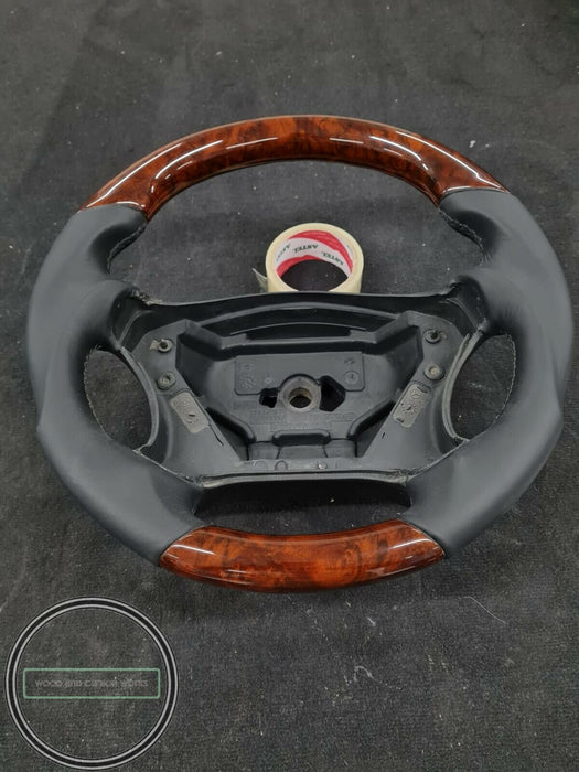 Mercedes Benz Wood Steering Wheel for W203 Mercedes Benz AMG Look Burlwood