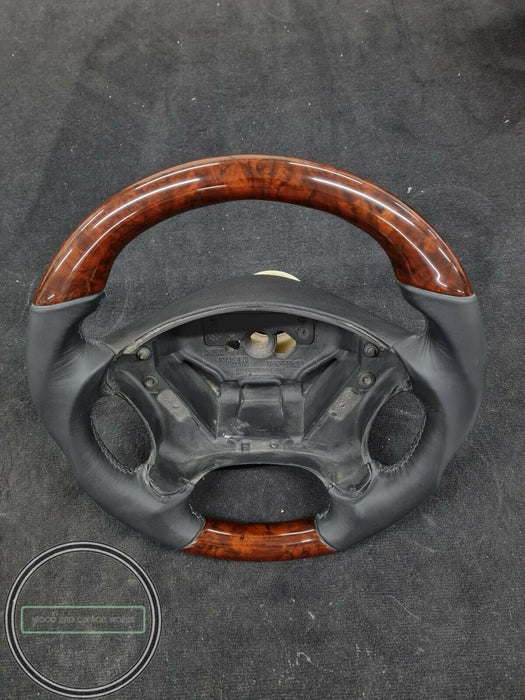Mercedes Benz Wood Steering Wheel for W203 Mercedes Benz AMG Look Burlwood