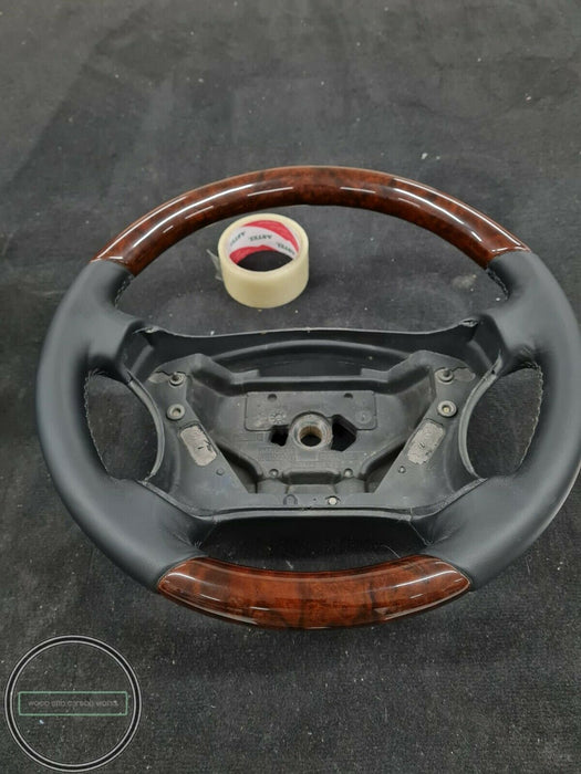 Mercedes Benz Wood Steering Wheel for W203 Amg Mercedes Benz  Burlwood C32 Amg