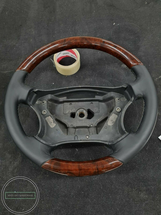 Mercedes Benz Wood Steering Wheel for W203 Amg Mercedes Benz  Burlwood C32 Amg