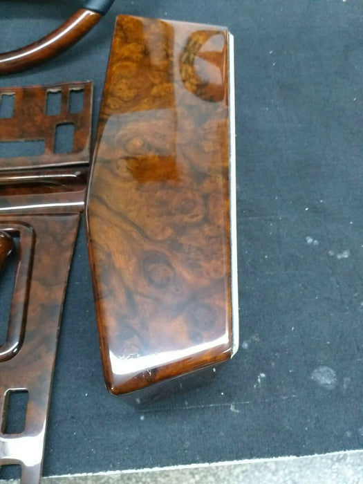 Mercedes W126 wood Trim Set With Steering Wheel W126 SEC Wood Walnut W126 Burl