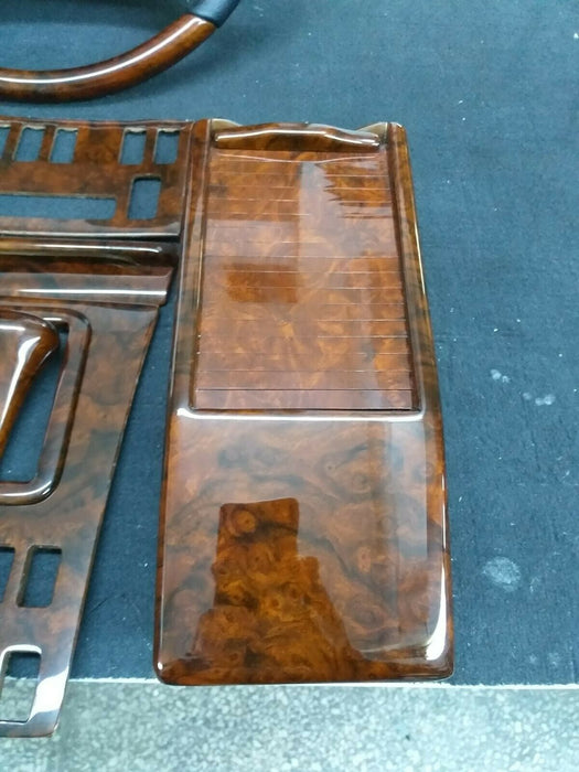 Mercedes W126 wood Trim Set With Steering Wheel W126 SEC Wood Walnut W126 Burl