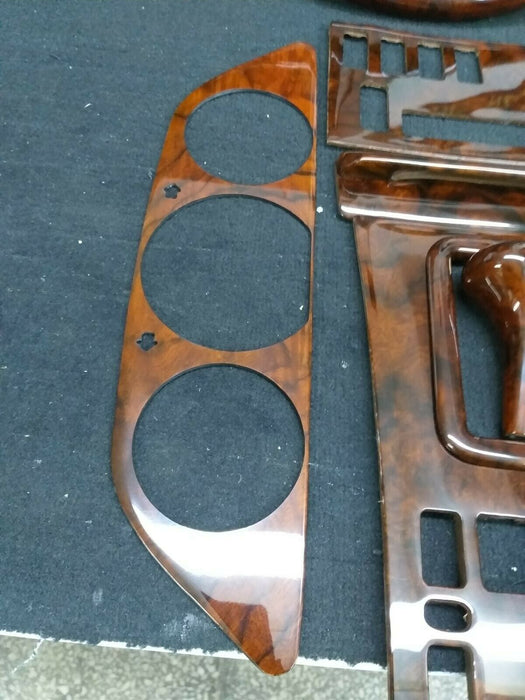 Mercedes W126 wood Trim Set With Steering Wheel W126 SEC Wood Walnut W126 Burl