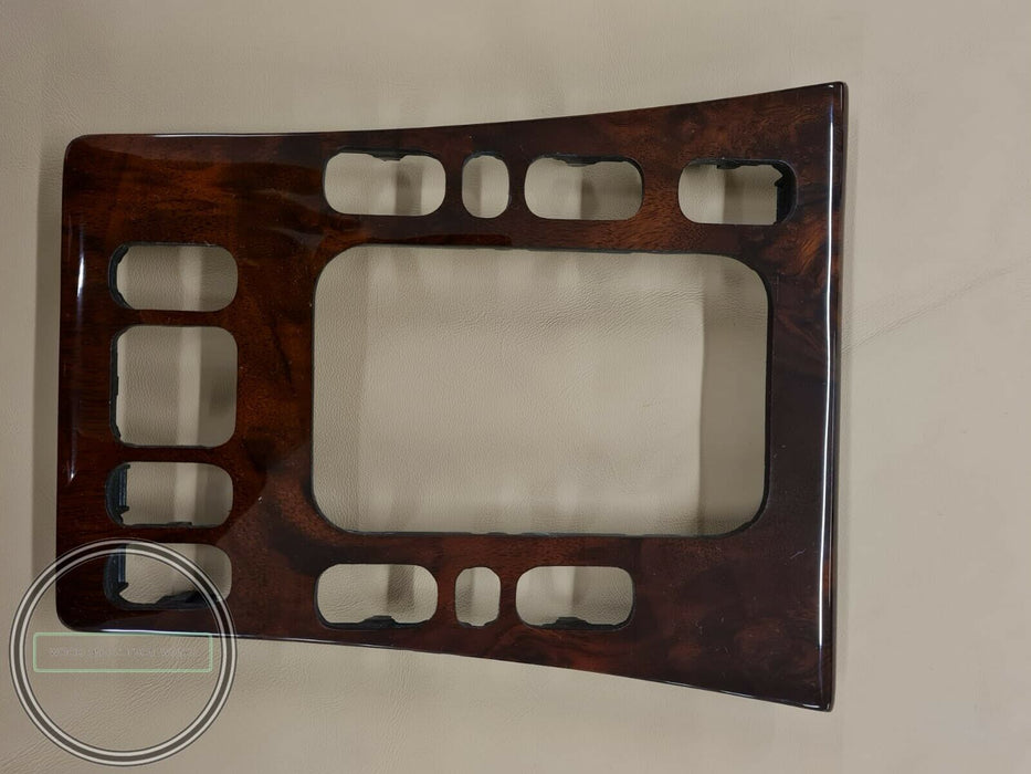 Mercedes w210 CENTER CONSOLE Wood Trim elegance  center BURLED WALNUT BURLWOOD