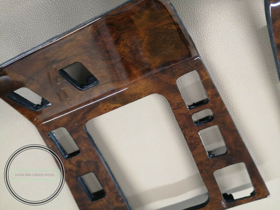 92-95 Mercedes W140 S500 Center Console Wood Trim Bezel RESTORATED