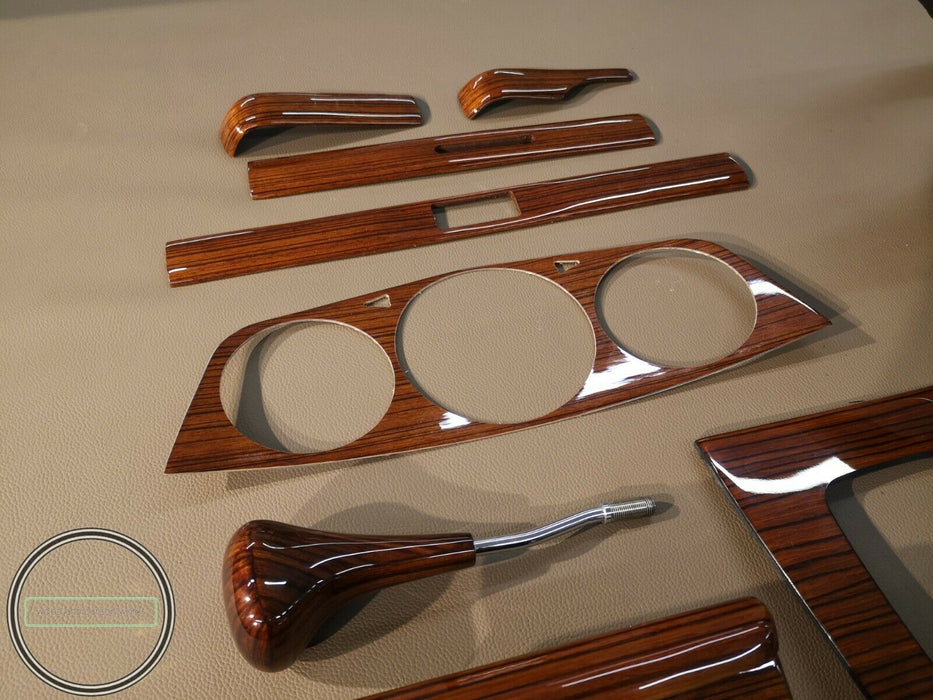Mercedes Benz Wood Trim Full set for W123 Dashboard C123 Zebrano
