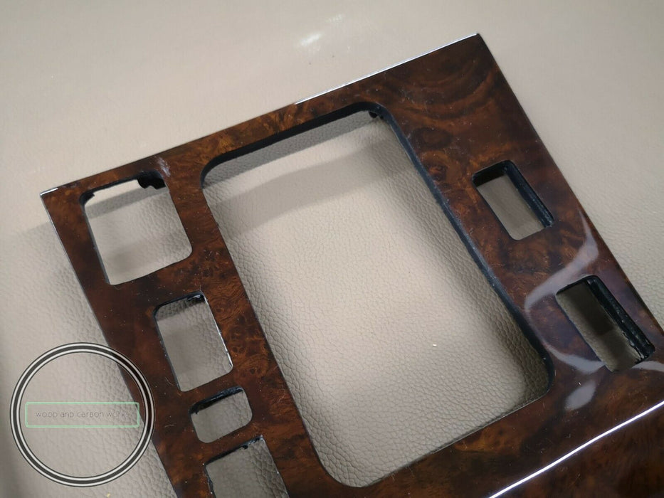 92-95 Mercedes W140 S500 Center Console Wood Trim Bezel RESTORATED
