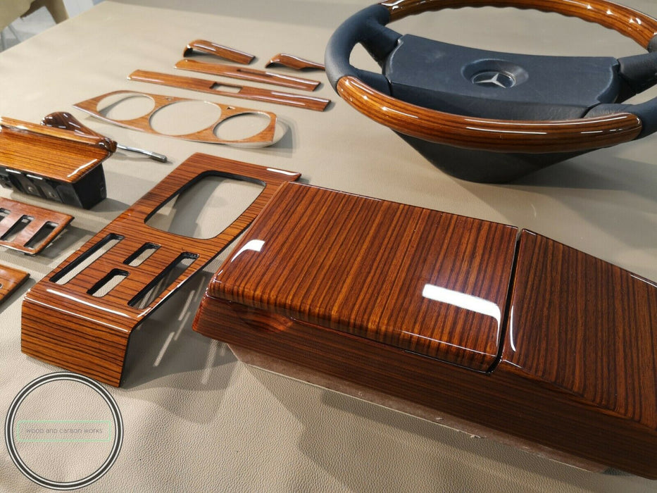 Mercedes Benz Wood Trim Full set for W123 Dashboard C123 Zebrano
