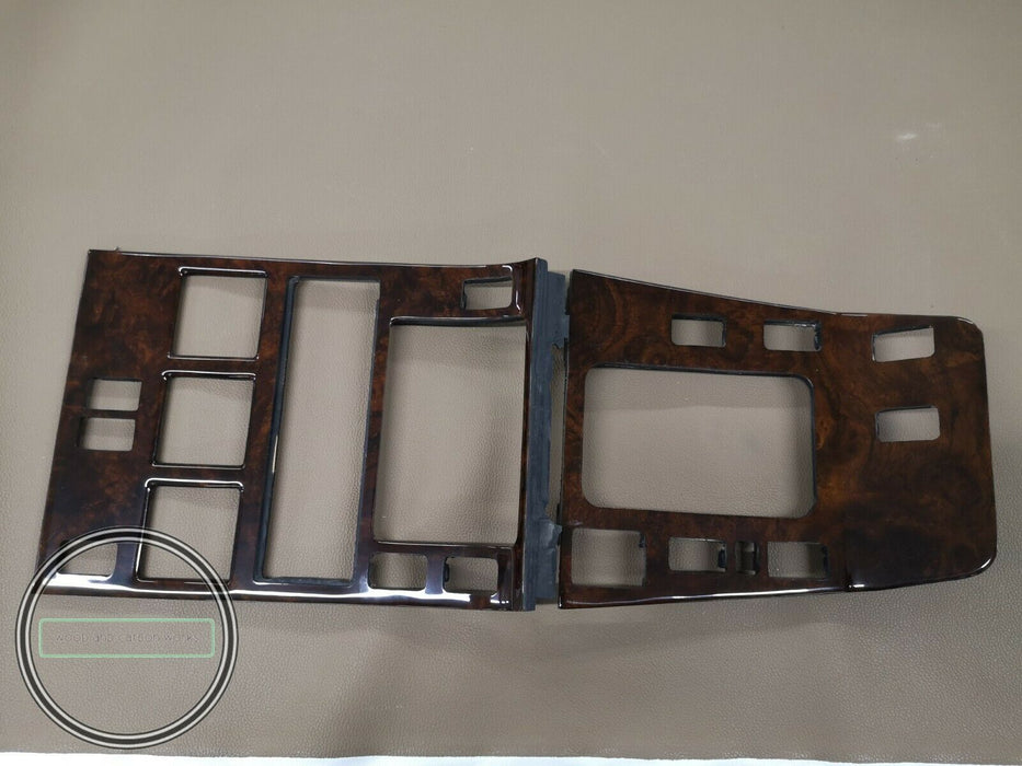 92-95 Mercedes W140 S500 Center Console Wood Trim Bezel RESTORATED