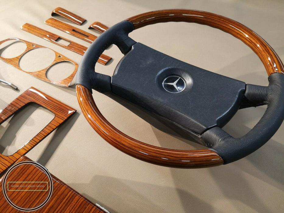 Mercedes Benz Wood Trim Full set for W123 Dashboard C123 Zebrano