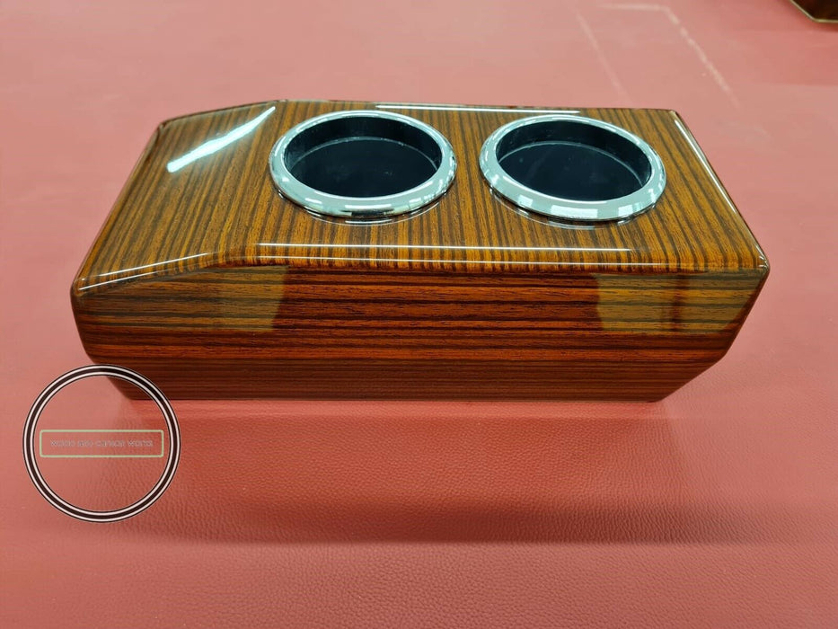 Mercedes R107 wood cup holder ZEBRANO Slc sl W107 WOOD BOX