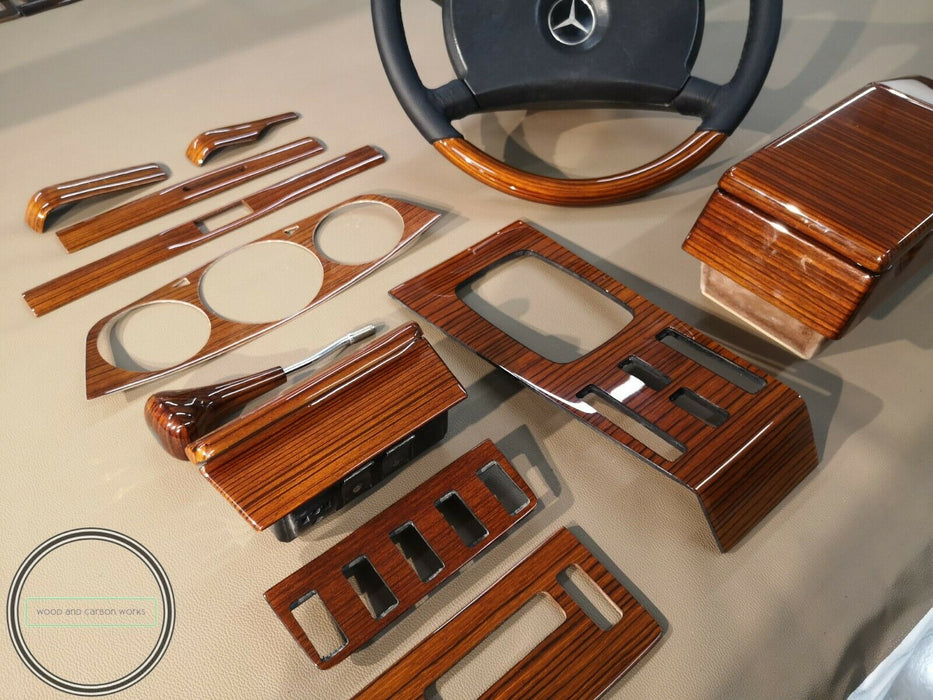 Mercedes Benz Wood Trim Full set for W123 Dashboard C123 Zebrano