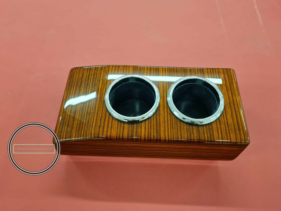 Mercedes R107 wood cup holder ZEBRANO Slc sl W107 WOOD BOX