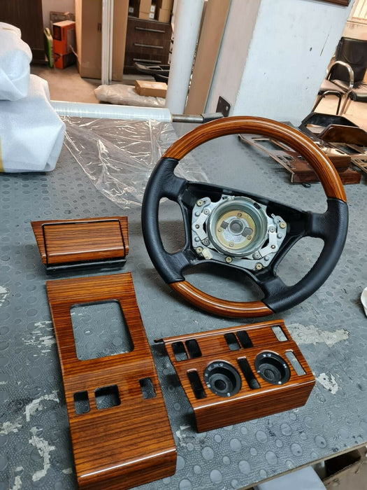 89-96 MERCEDES Wood Trim set S124 C124 W124 Zebrano 300Ce 300TD