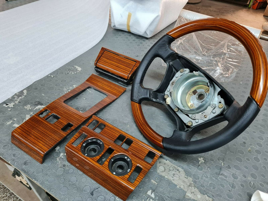 89-96 MERCEDES Wood Trim set S124 C124 W124 Zebrano 300Ce 300TD