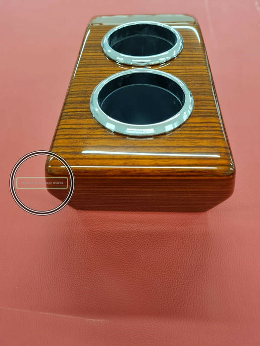 Mercedes R107 wood cup holder ZEBRANO Slc sl W107 WOOD BOX