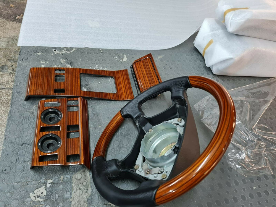 89-96 MERCEDES Wood Trim set S124 C124 W124 Zebrano 300Ce 300TD
