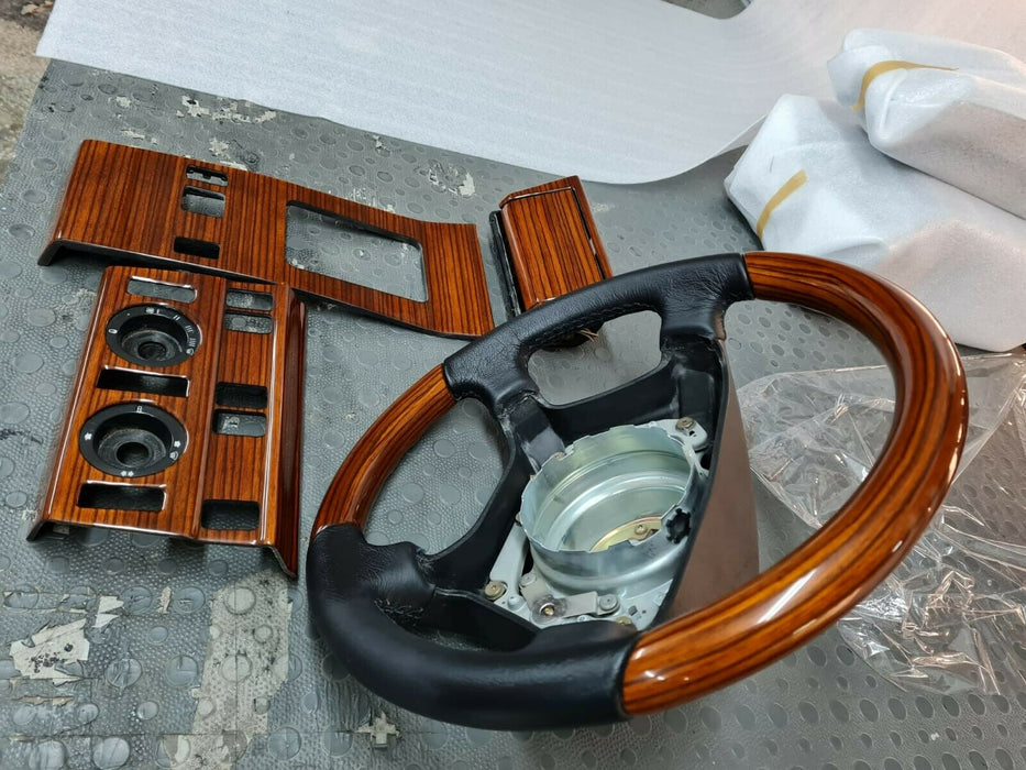 89-96 MERCEDES Wood Trim set S124 C124 W124 Zebrano 300Ce 300TD