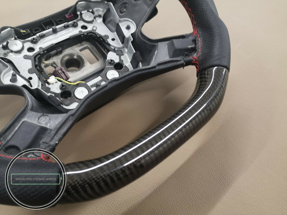 Mercedes W212 Steering wheel Carbon Fiber E63 Amg F1 shifters 2010-2013
