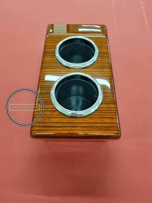 Mercedes R107 wood cup holder ZEBRANO Slc sl W107 WOOD BOX