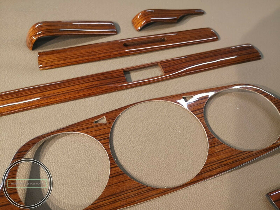 Mercedes Benz Wood Trim Full set for W123 Dashboard C123 Zebrano