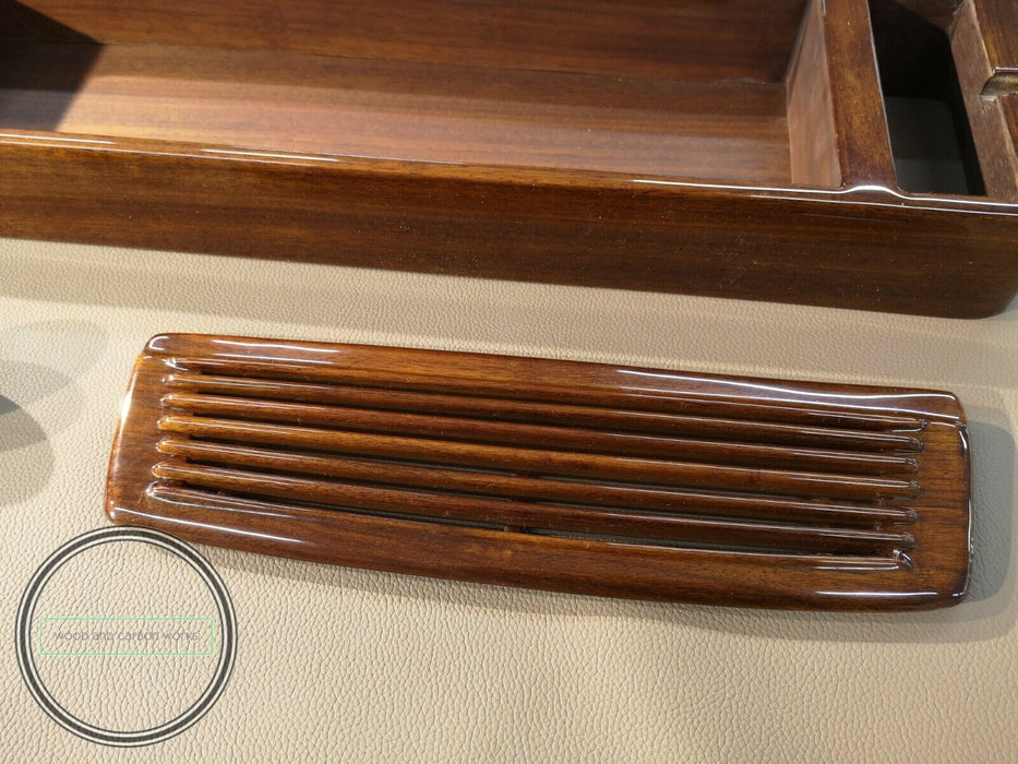 Mercedes Benz W113 Wood Trim Set 250sl 230sl 280sl Pagoda Plain Walnut GLOSS RHD