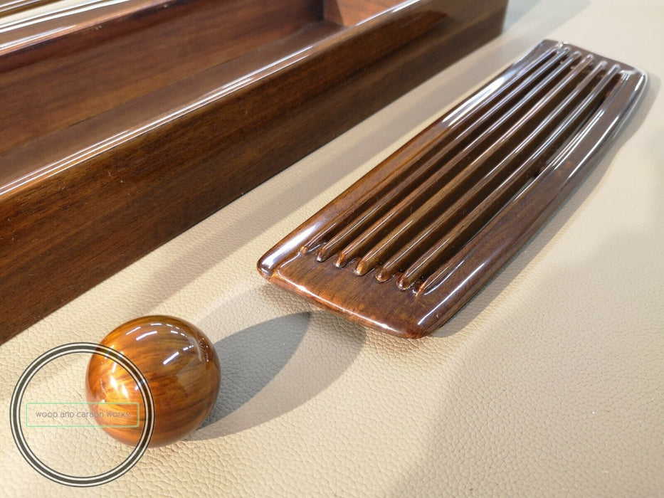 Mercedes Benz W113 Wood Trim Set 250sl 230sl 280sl Pagoda Plain Walnut GLOSS RHD