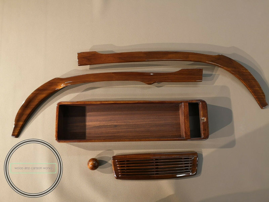 Mercedes Benz W113 Wood Trim Set 250sl 230sl 280sl Pagoda Plain Walnut GLOSS RHD