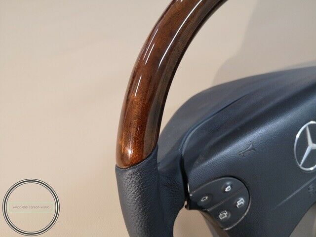 Mercedes Benz Wood W210 Facelift W208 Steering Wheel Burled Walnut