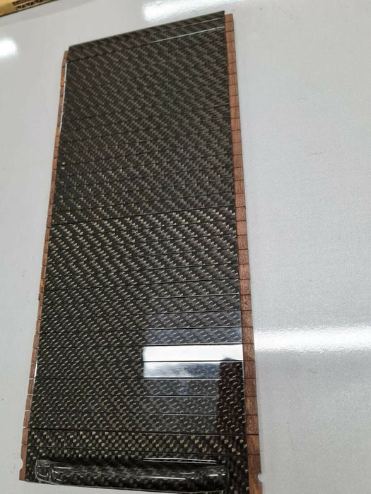 Mercedes Benz R129 SL Rollup Blind center console arm rest accordion Carbon99-01