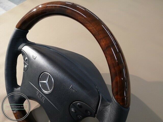 Mercedes Benz Wood W210 Facelift W208 Steering Wheel Burled Walnut