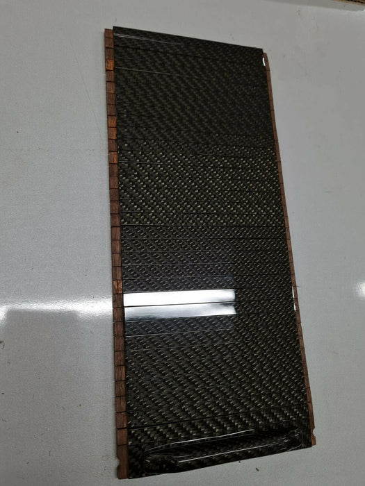 Mercedes Benz R129 SL Rollup Blind center console arm rest accordion Carbon99-01