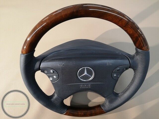 Mercedes Benz Wood W210 Facelift W208 Steering Wheel Burled Walnut