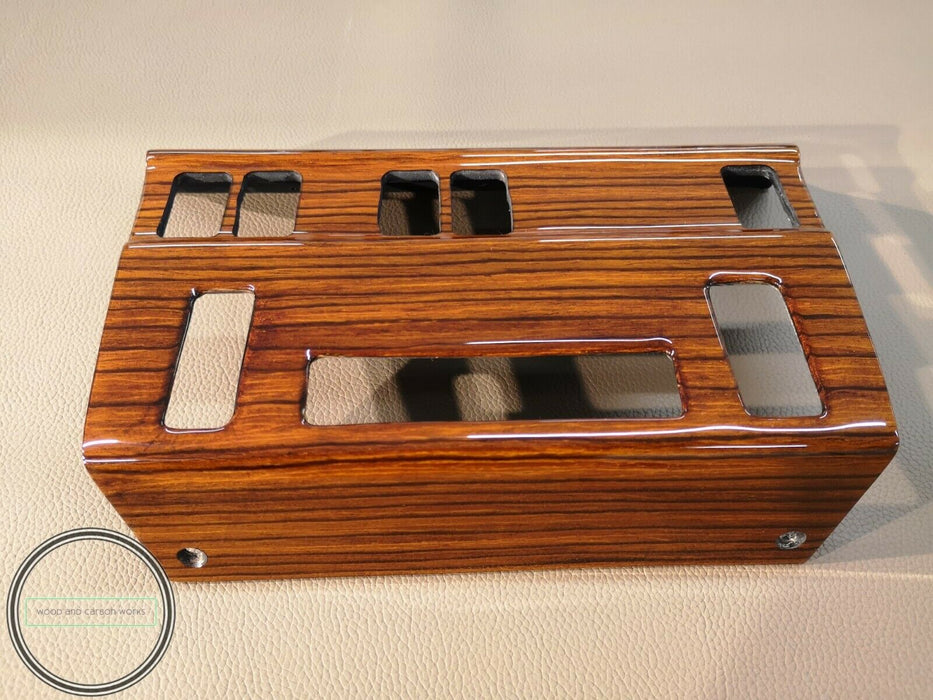 MERCEDES BENZ TRIM FOR W124 ZEBRANO AC CLIMATE CONTROL WOOD PANEL